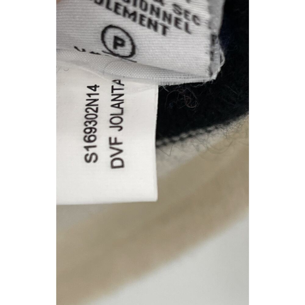 Diane Von Furstenberg Jolanta Sweater Striped Cashmere Size P XS - Picture 9 of 9